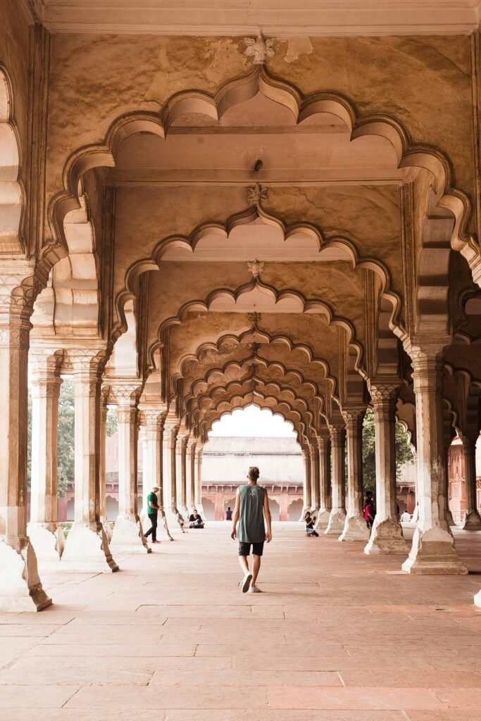 pexels-photo-8112512-8112512 Capture of Diwan-I-Am's intricate architecture at Delhi's Red Fort, India.